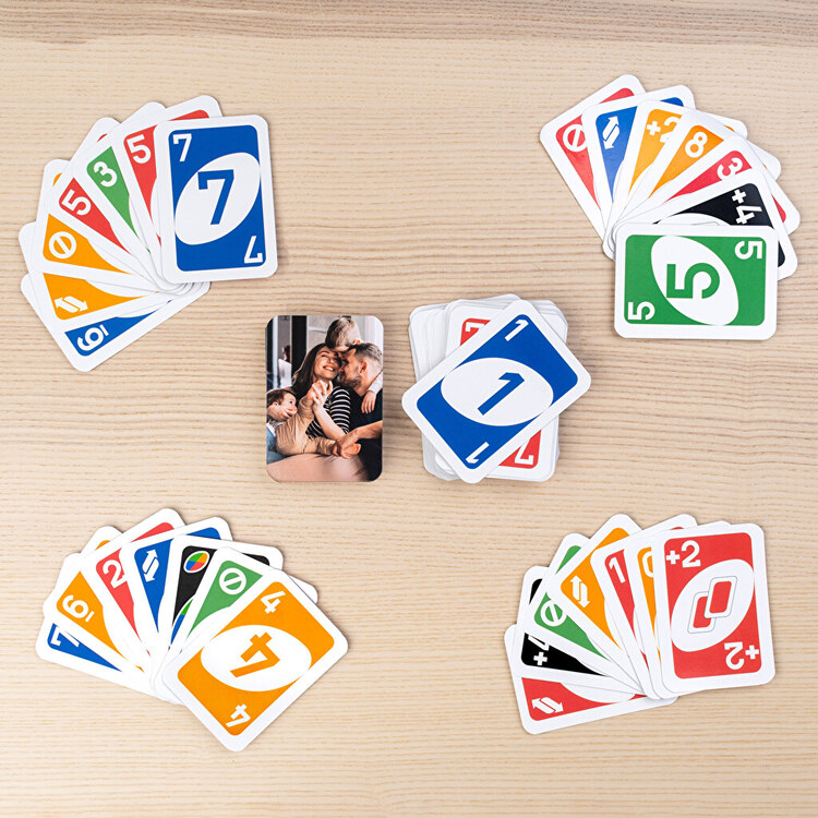 Juego de cartas UNO personalizado con foto – Photo & Shop